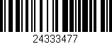 Código de barras (EAN, GTIN, SKU, ISBN): '24333477'