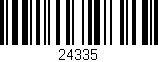 Código de barras (EAN, GTIN, SKU, ISBN): '24335'