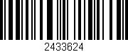Código de barras (EAN, GTIN, SKU, ISBN): '2433624'