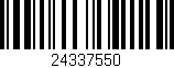 Código de barras (EAN, GTIN, SKU, ISBN): '24337550'