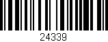 Código de barras (EAN, GTIN, SKU, ISBN): '24339'