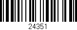 Código de barras (EAN, GTIN, SKU, ISBN): '24351'