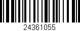 Código de barras (EAN, GTIN, SKU, ISBN): '24361055'