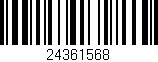 Código de barras (EAN, GTIN, SKU, ISBN): '24361568'