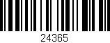 Código de barras (EAN, GTIN, SKU, ISBN): '24365'