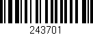 Código de barras (EAN, GTIN, SKU, ISBN): '243701'