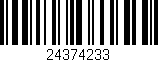 Código de barras (EAN, GTIN, SKU, ISBN): '24374233'