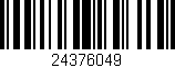Código de barras (EAN, GTIN, SKU, ISBN): '24376049'