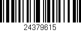 Código de barras (EAN, GTIN, SKU, ISBN): '24379615'