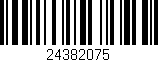 Código de barras (EAN, GTIN, SKU, ISBN): '24382075'