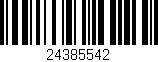 Código de barras (EAN, GTIN, SKU, ISBN): '24385542'