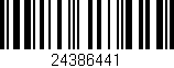 Código de barras (EAN, GTIN, SKU, ISBN): '24386441'