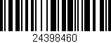 Código de barras (EAN, GTIN, SKU, ISBN): '24398460'