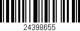 Código de barras (EAN, GTIN, SKU, ISBN): '24398655'