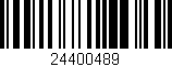 Código de barras (EAN, GTIN, SKU, ISBN): '24400489'