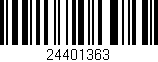 Código de barras (EAN, GTIN, SKU, ISBN): '24401363'