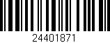 Código de barras (EAN, GTIN, SKU, ISBN): '24401871'