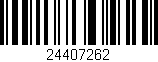 Código de barras (EAN, GTIN, SKU, ISBN): '24407262'