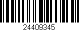 Código de barras (EAN, GTIN, SKU, ISBN): '24409345'