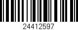 Código de barras (EAN, GTIN, SKU, ISBN): '24412597'