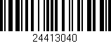 Código de barras (EAN, GTIN, SKU, ISBN): '24413040'