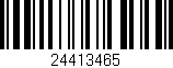 Código de barras (EAN, GTIN, SKU, ISBN): '24413465'