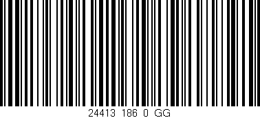 Código de barras (EAN, GTIN, SKU, ISBN): '24413_186_0_GG'