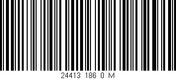 Código de barras (EAN, GTIN, SKU, ISBN): '24413_186_0_M'