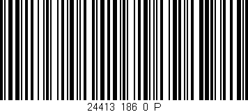 Código de barras (EAN, GTIN, SKU, ISBN): '24413_186_0_P'