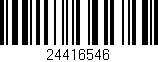 Código de barras (EAN, GTIN, SKU, ISBN): '24416546'