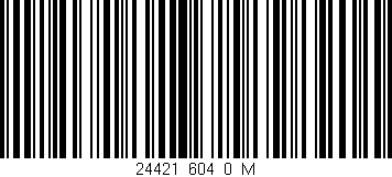 Código de barras (EAN, GTIN, SKU, ISBN): '24421_604_0_M'