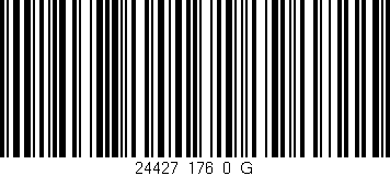 Código de barras (EAN, GTIN, SKU, ISBN): '24427_176_0_G'
