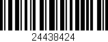 Código de barras (EAN, GTIN, SKU, ISBN): '24438424'