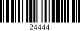 Código de barras (EAN, GTIN, SKU, ISBN): '24444'
