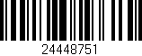Código de barras (EAN, GTIN, SKU, ISBN): '24448751'