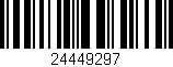 Código de barras (EAN, GTIN, SKU, ISBN): '24449297'