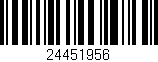 Código de barras (EAN, GTIN, SKU, ISBN): '24451956'