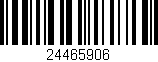 Código de barras (EAN, GTIN, SKU, ISBN): '24465906'