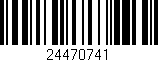 Código de barras (EAN, GTIN, SKU, ISBN): '24470741'