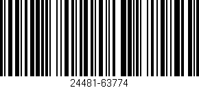 Código de barras (EAN, GTIN, SKU, ISBN): '24481-63774'