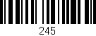 Código de barras (EAN, GTIN, SKU, ISBN): '245'