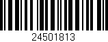 Código de barras (EAN, GTIN, SKU, ISBN): '24501813'
