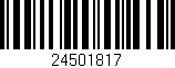 Código de barras (EAN, GTIN, SKU, ISBN): '24501817'