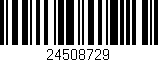 Código de barras (EAN, GTIN, SKU, ISBN): '24508729'