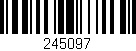 Código de barras (EAN, GTIN, SKU, ISBN): '245097'