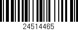 Código de barras (EAN, GTIN, SKU, ISBN): '24514465'