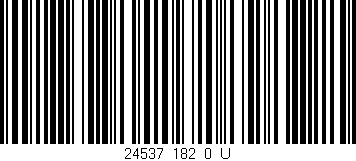 Código de barras (EAN, GTIN, SKU, ISBN): '24537_182_0_U'