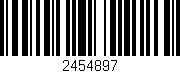 Código de barras (EAN, GTIN, SKU, ISBN): '2454897'