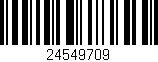 Código de barras (EAN, GTIN, SKU, ISBN): '24549709'