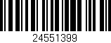 Código de barras (EAN, GTIN, SKU, ISBN): '24551399'